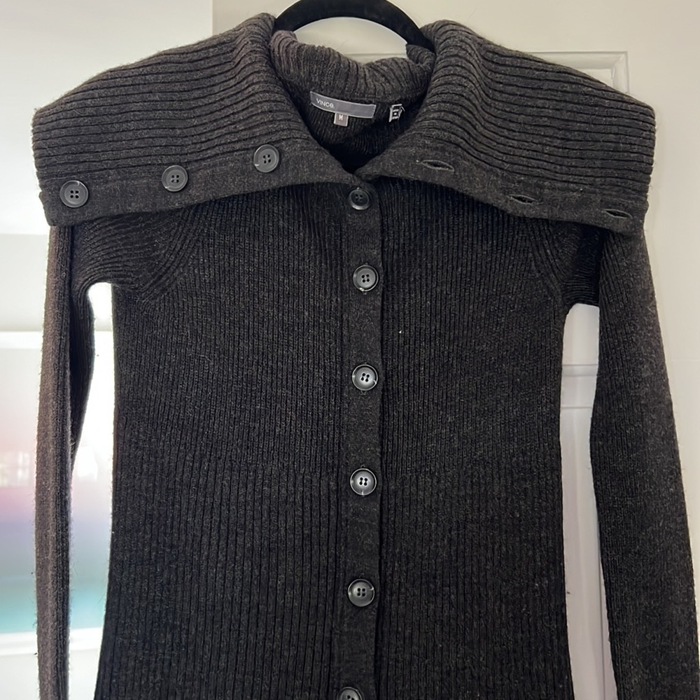 Vince Button Down Versatile Sweater Cardigan, Siz… - image 2